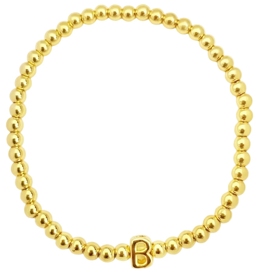 PULSERA INICIAL DORADA