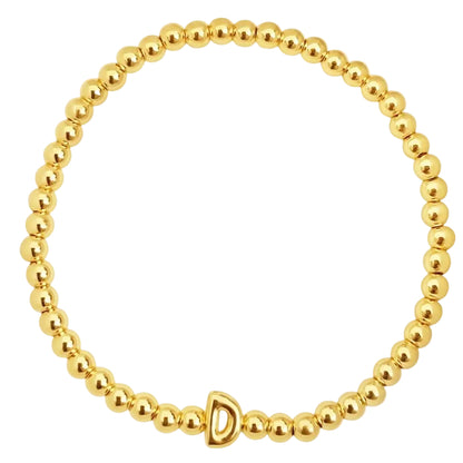 PULSERA INICIAL DORADA