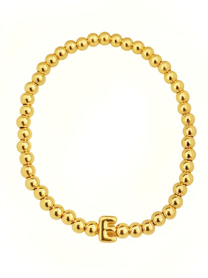 PULSERA INICIAL DORADA