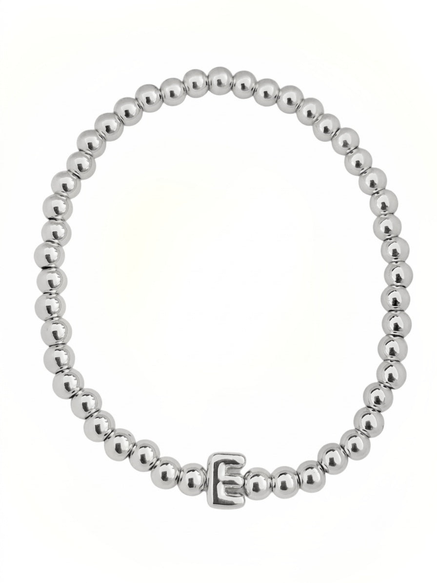 PULSERA INICIAL PLATEADA