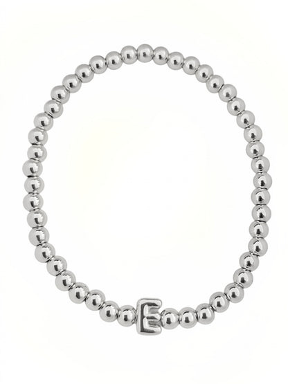 PULSERA INICIAL PLATEADA
