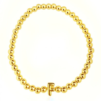 PULSERA INICIAL DORADA