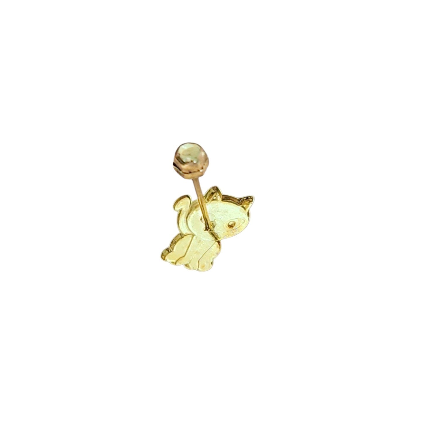 BROQUEL GATITO ORO 10K