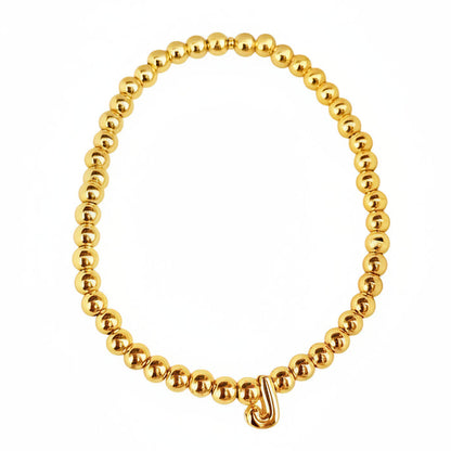 PULSERA INICIAL DORADA