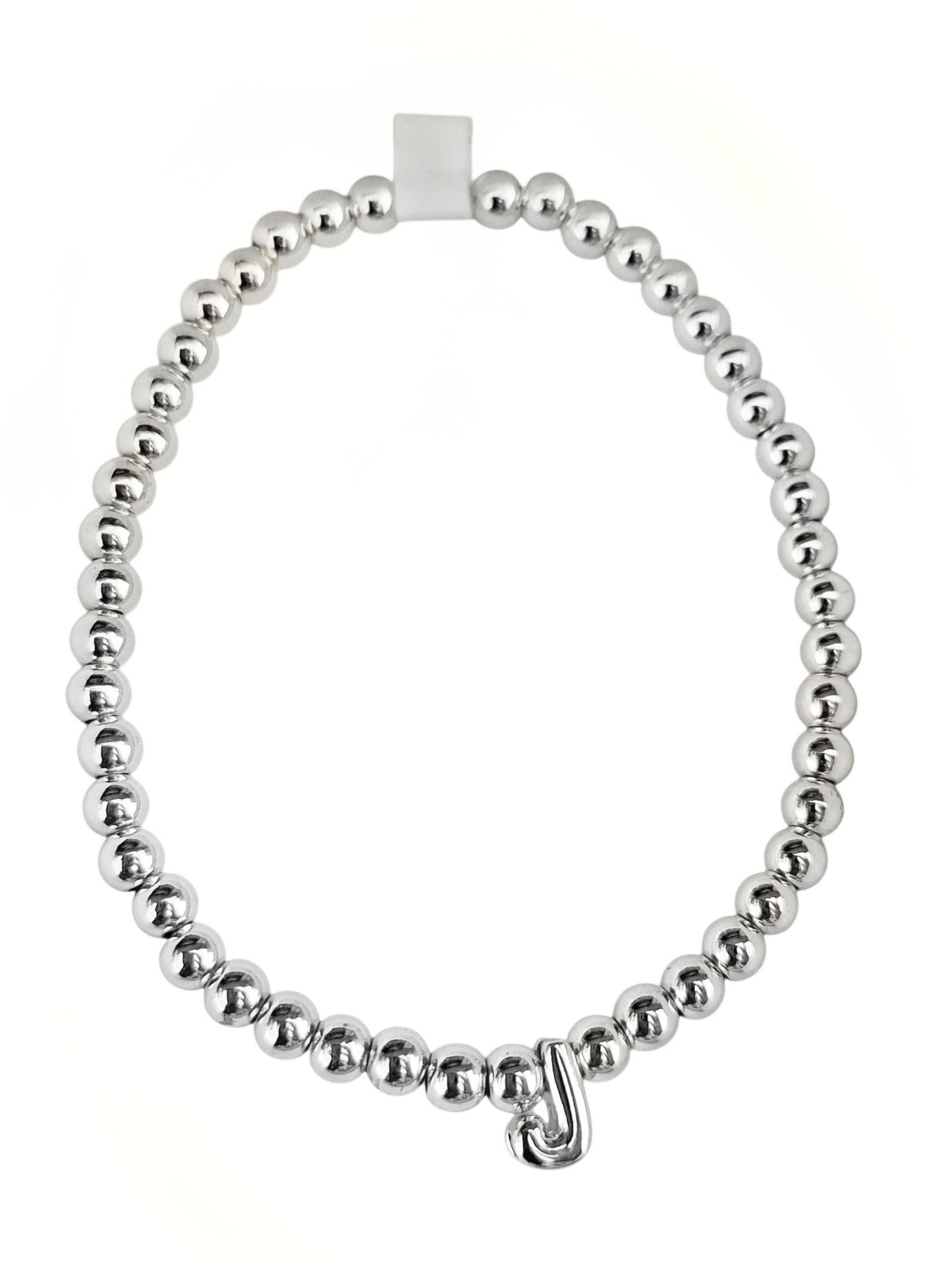 PULSERA INICIAL PLATEADA