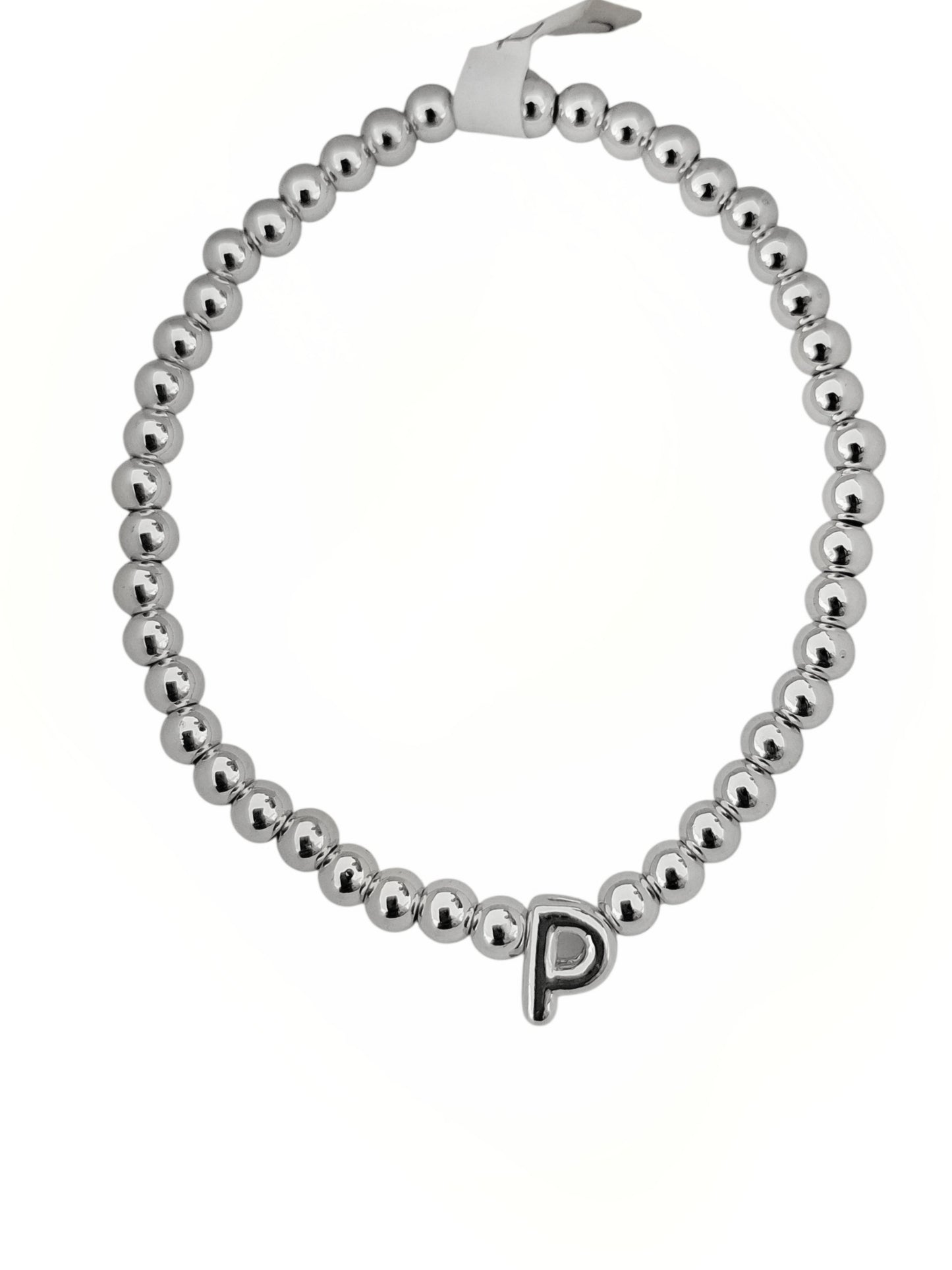 PULSERA INICIAL PLATEADA