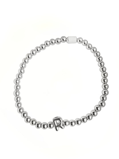 PULSERA INICIAL PLATEADA