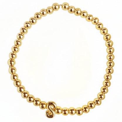 PULSERA INICIAL DORADA