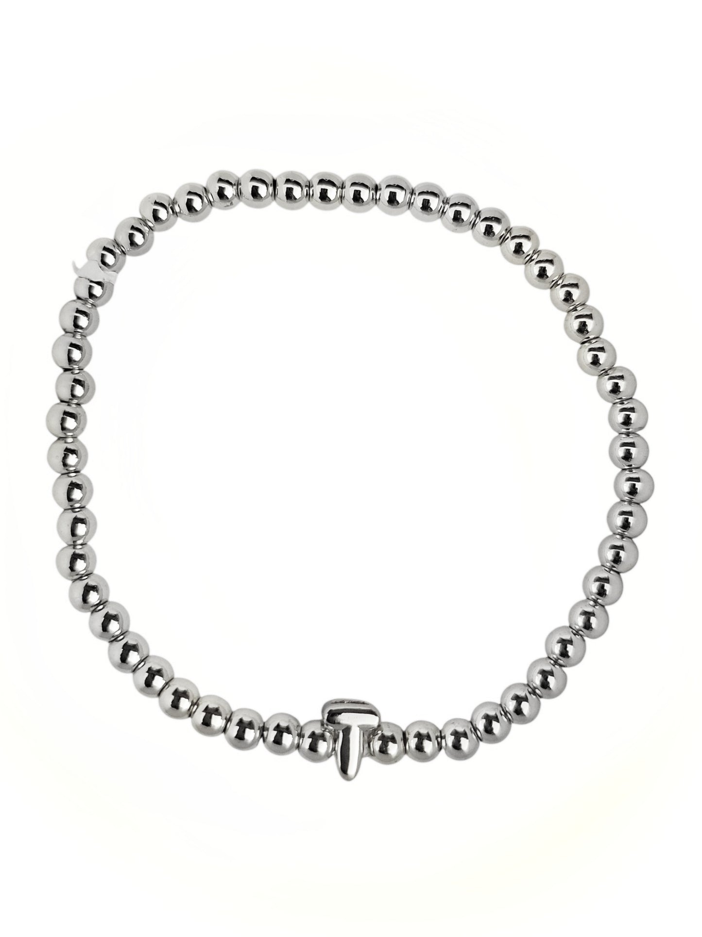 PULSERA INICIAL PLATEADA
