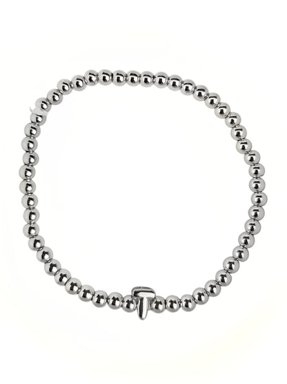 PULSERA INICIAL PLATEADA