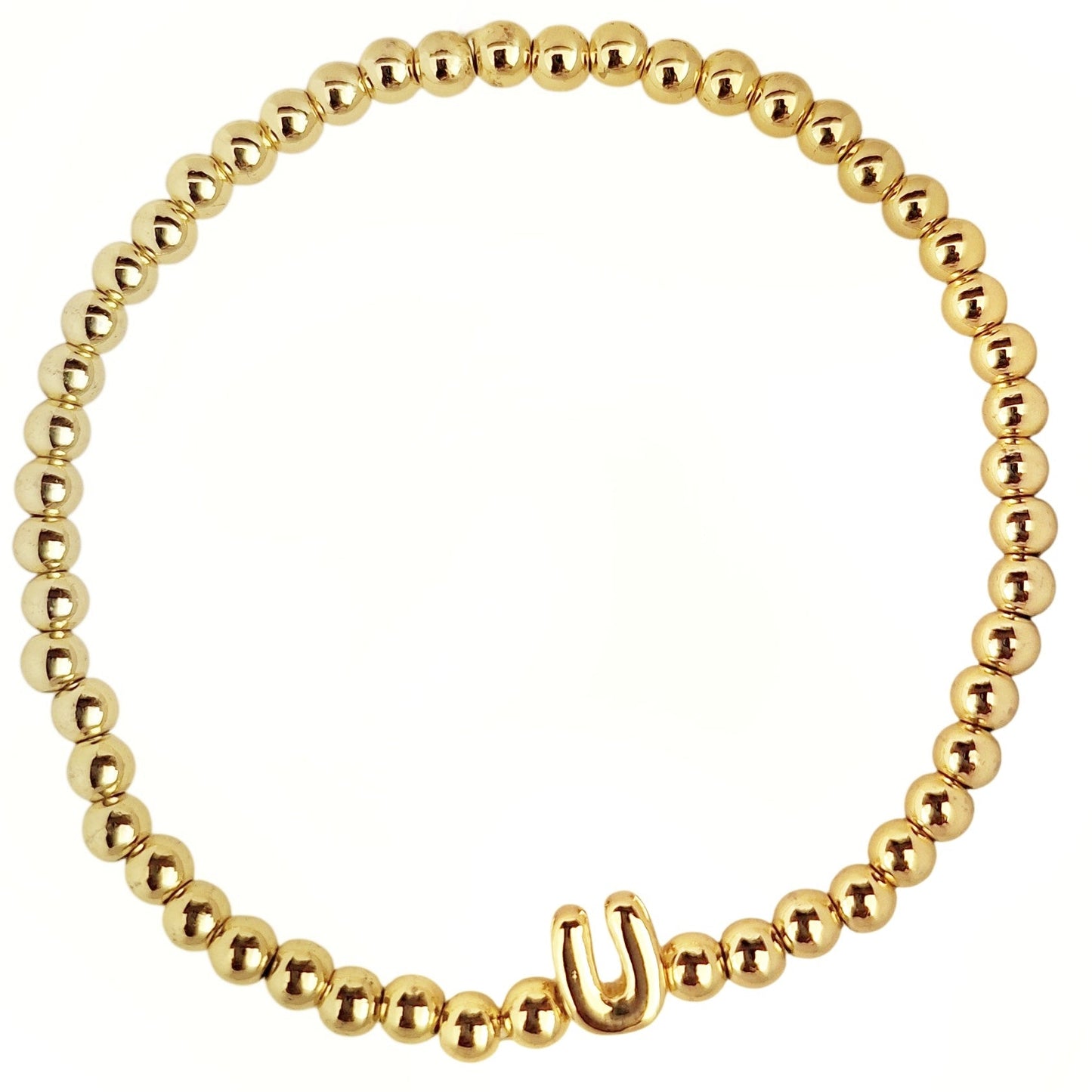PULSERA INICIAL DORADA