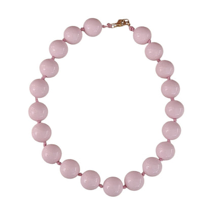 COLLAR BOLITAS ROSA