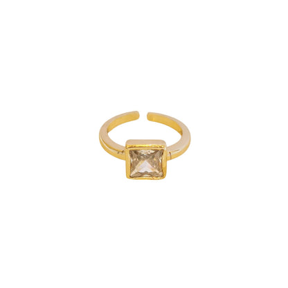 ANILLO CUADRO ZIRCONIA