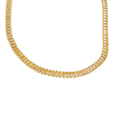 CADENA ZIRCONIAS RECTANGULAR