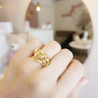 ANILLO CHUNKY CRUZADO