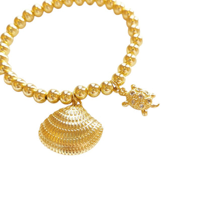 PULSERA CONCHA Y TORTUGA