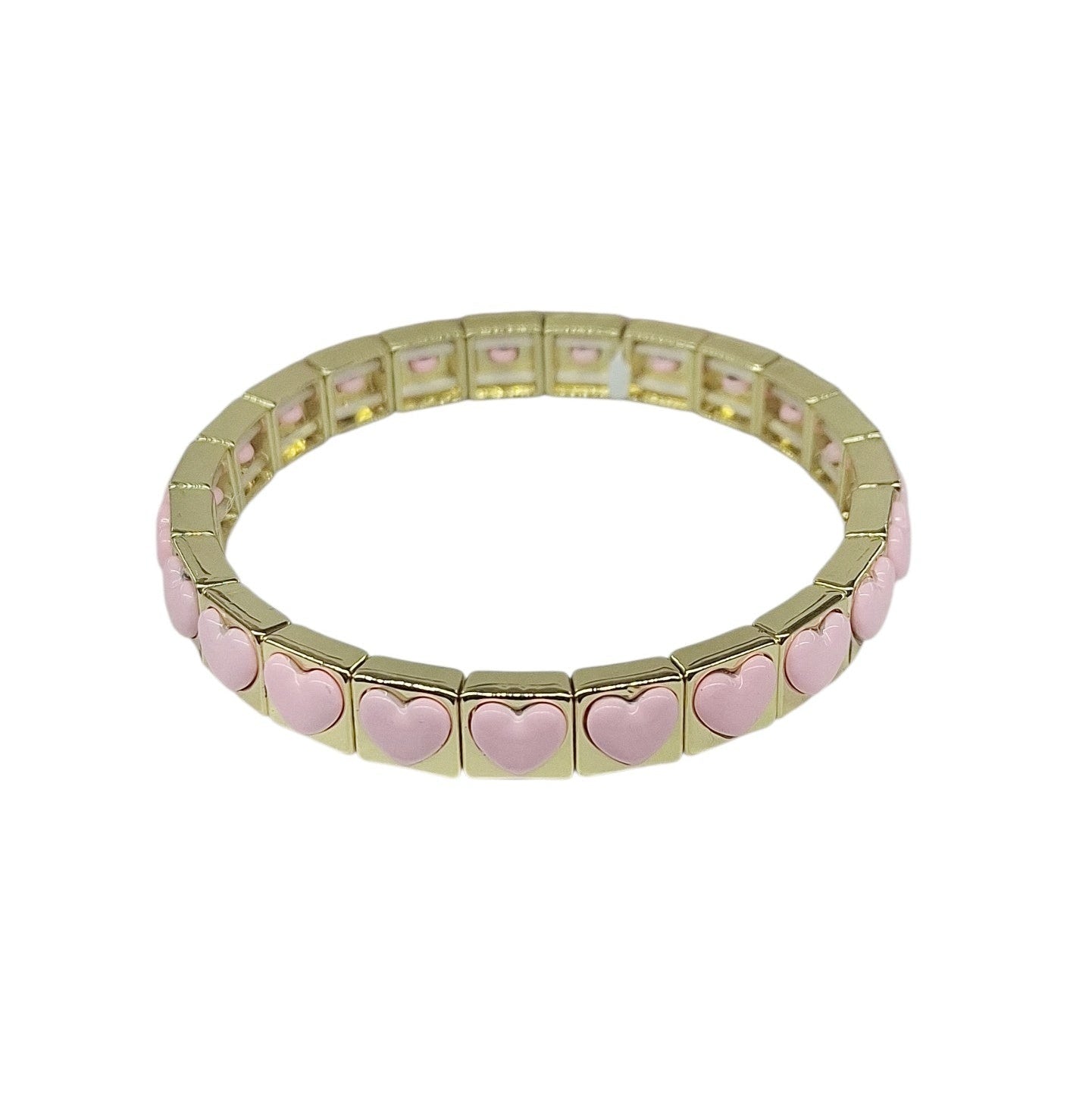 PULSERA CORAZONES ROSAS