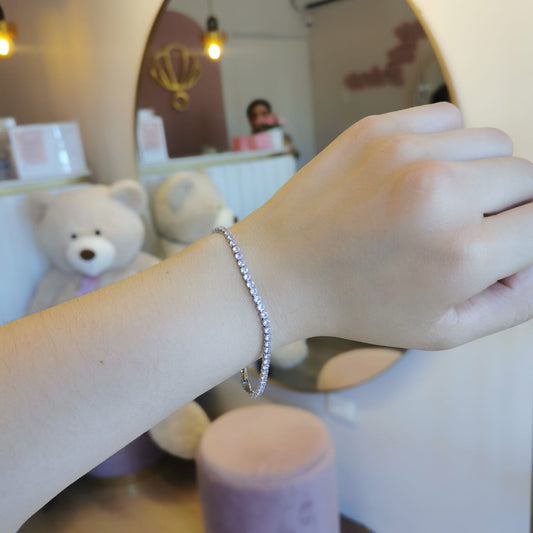 PULSERA ZIRCONIA ROSA