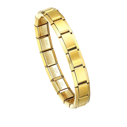 BRAZALETE ITALIANO DORADO