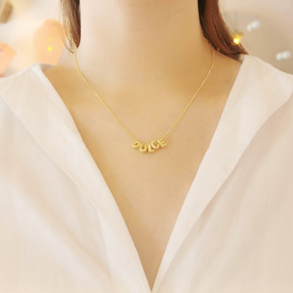COLLAR LETRAS BUBBLE MINI