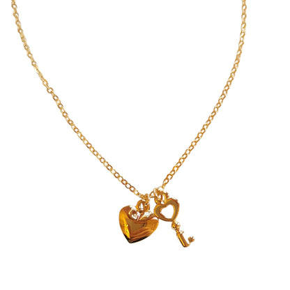 COLLAR LLAVE CORAZÓN