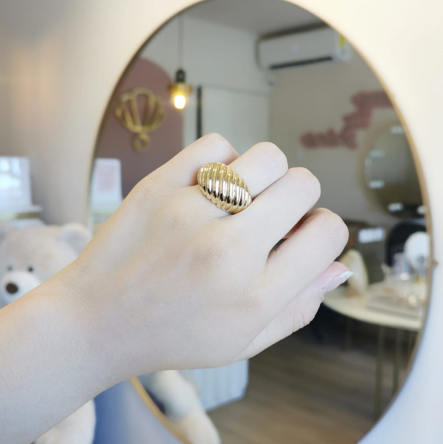 ANILLO GRABADO CHUNKY