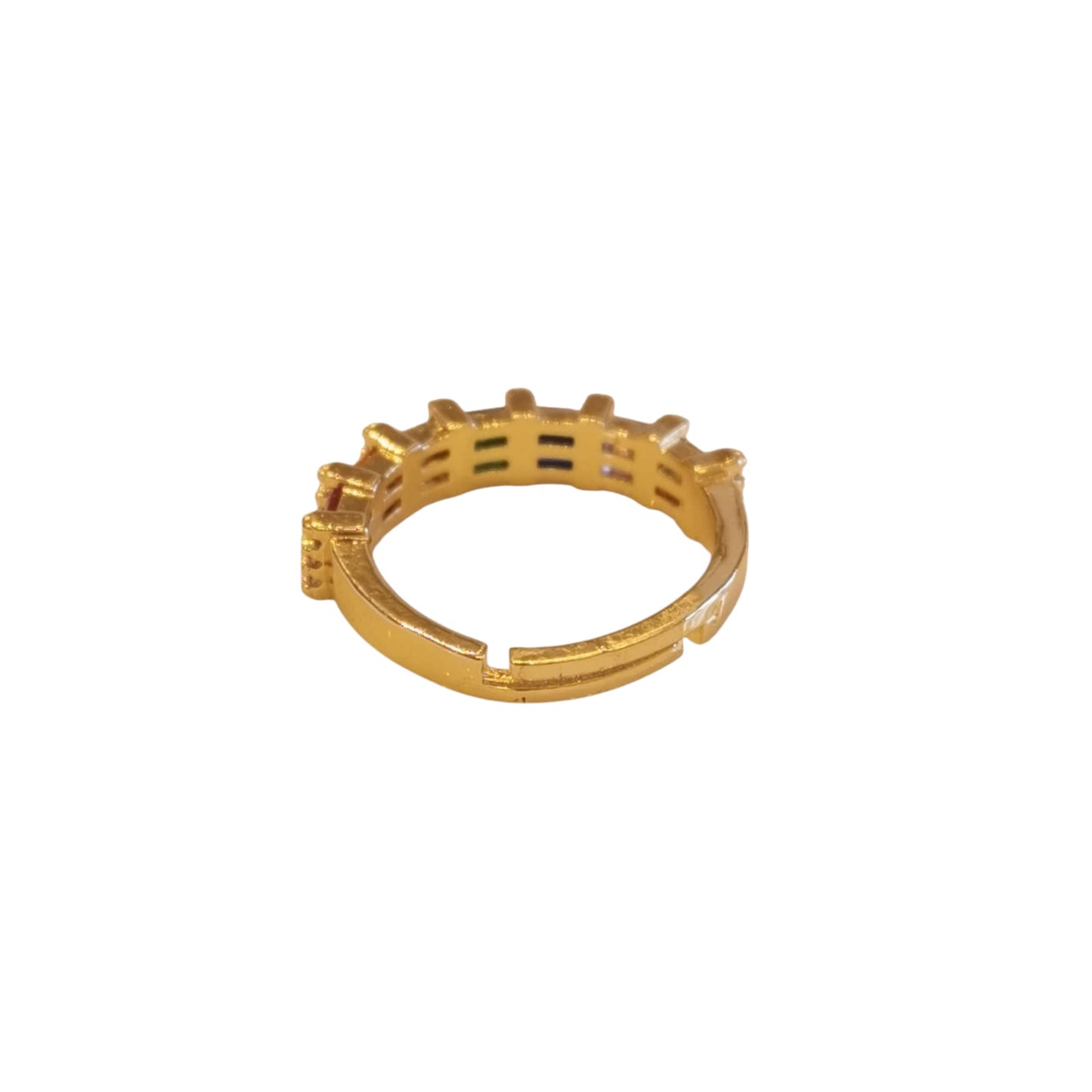 ANILLO ZIRCONIAS COLORES