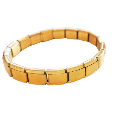 BRAZALETE ITALIANO DORADO