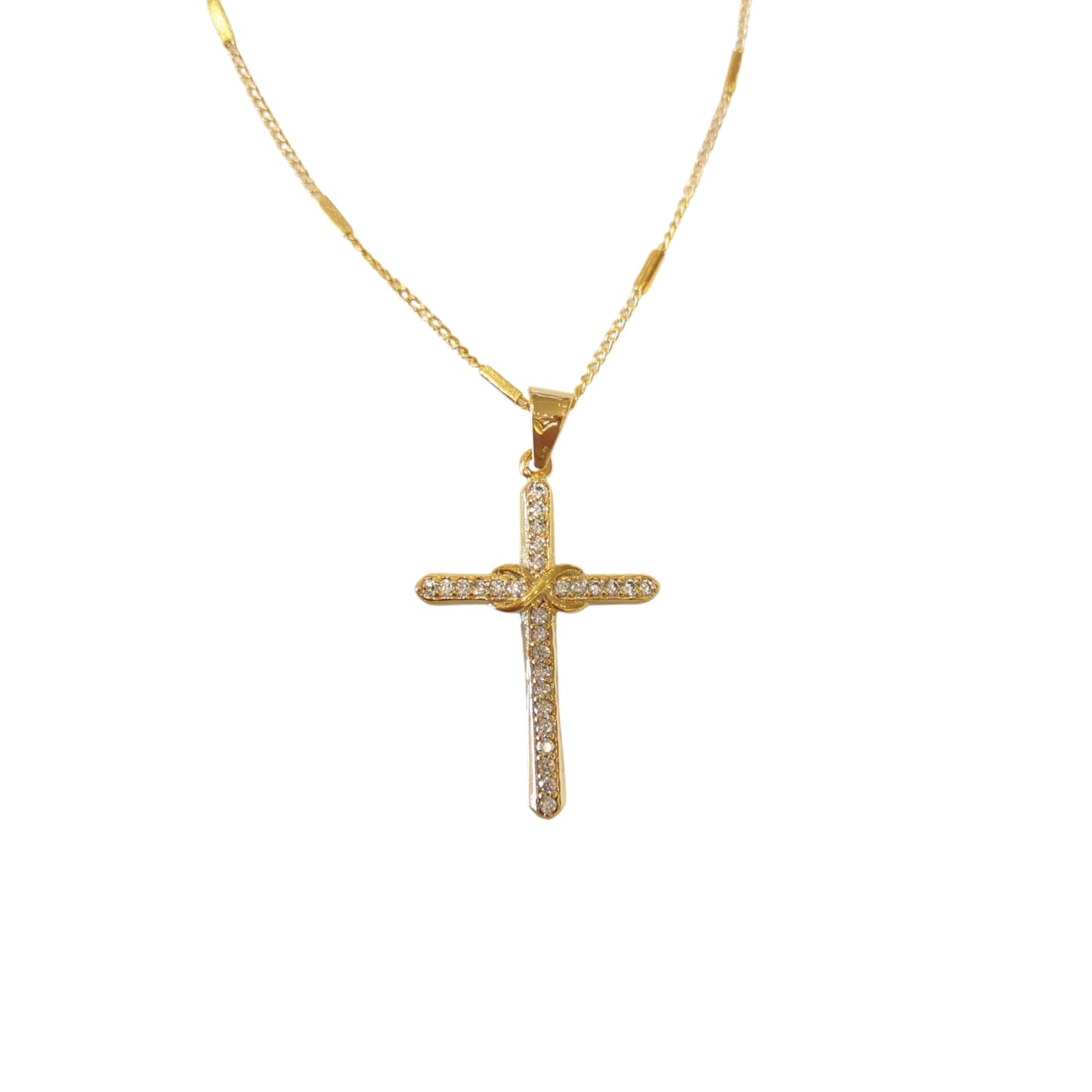 COLLAR CRUZ ZIRCONIAS
