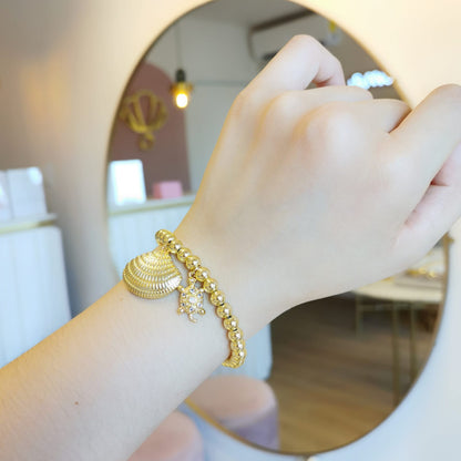 PULSERA CONCHA Y TORTUGA
