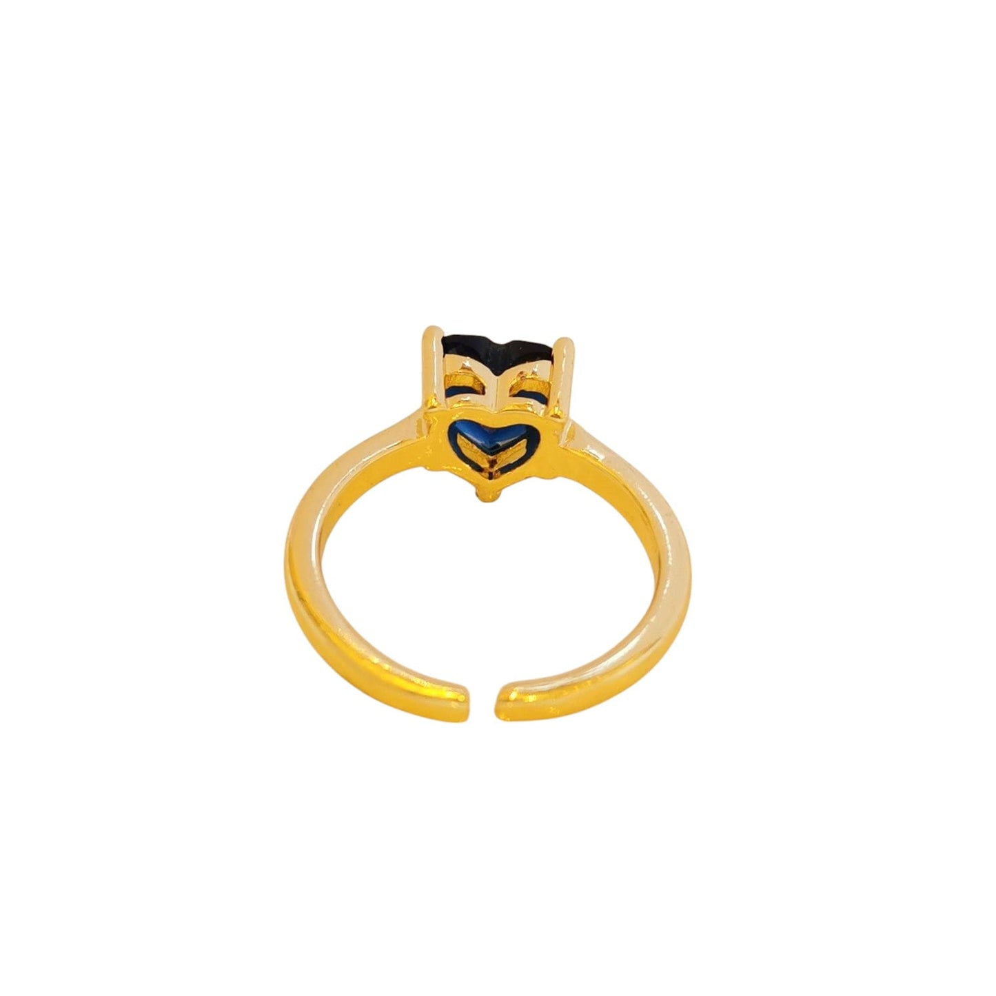 ANILLO CORAZON AZUL