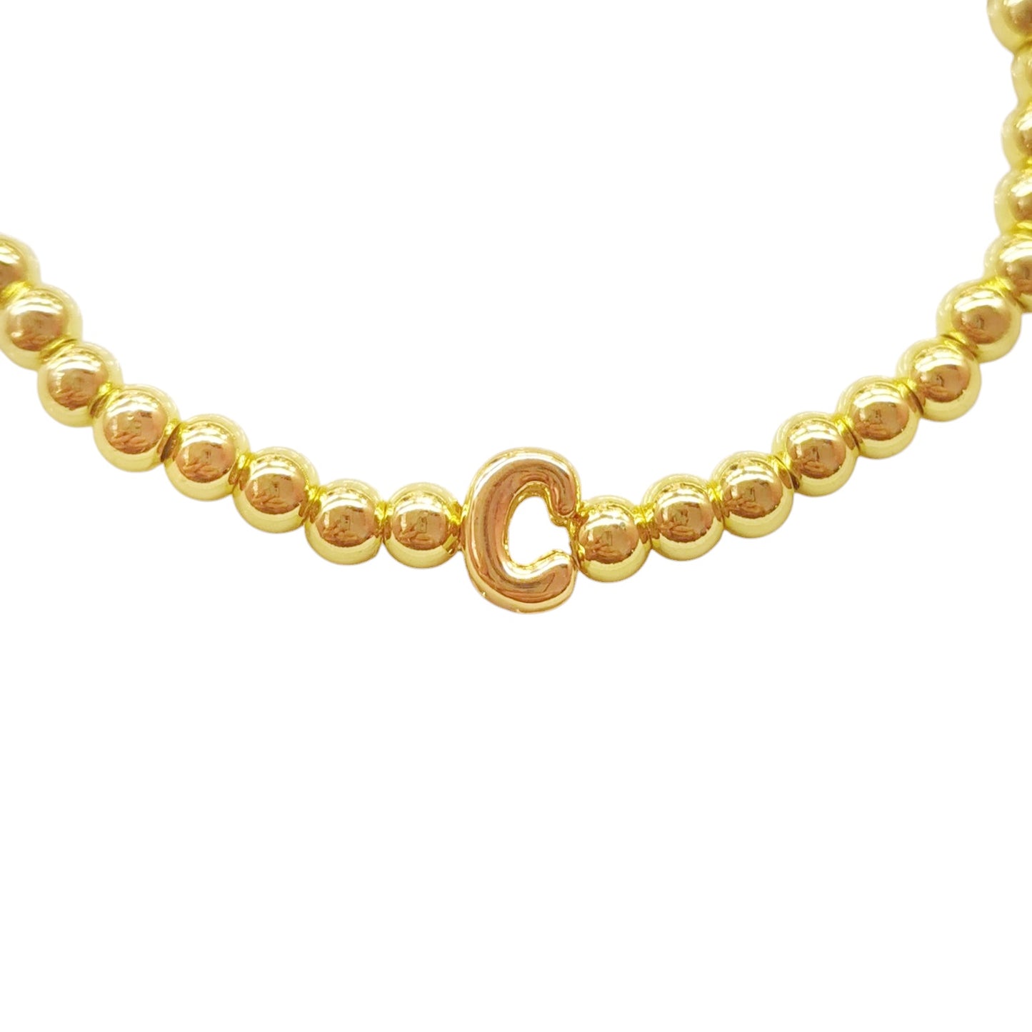 PULSERA INICIAL DORADA