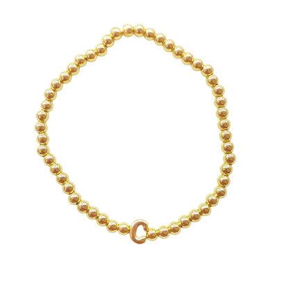 PULSERA INICIAL DORADA