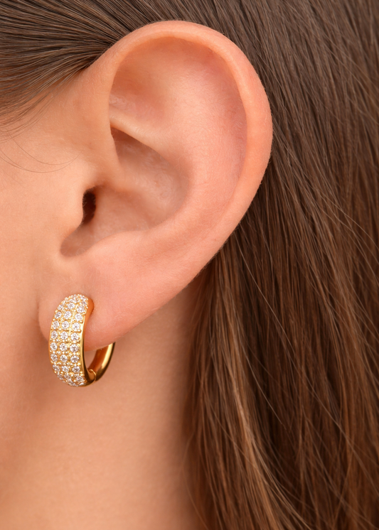 HOOPS 3 LINEAS ZIRCONIAS