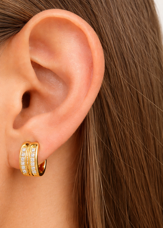 HOOPS DOBLE ZIRCONIAS