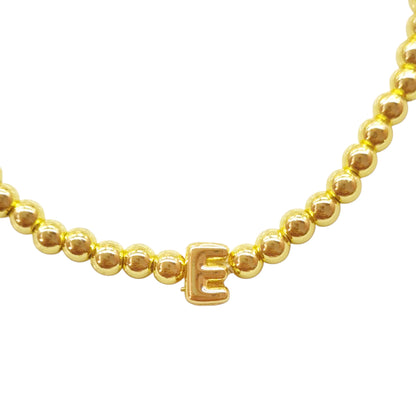 PULSERA INICIAL DORADA