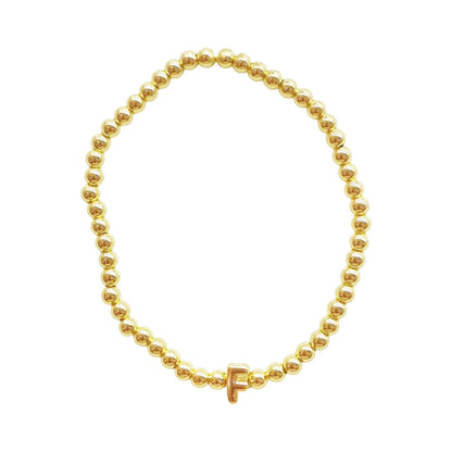 PULSERA INICIAL DORADA