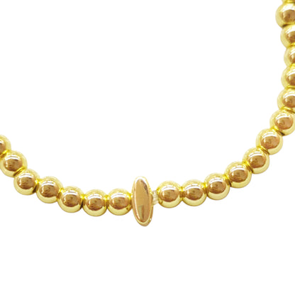 PULSERA INICIAL DORADA