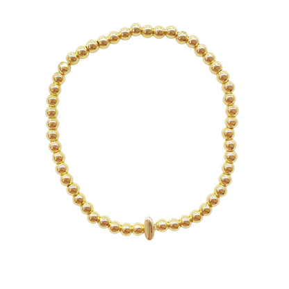 PULSERA INICIAL DORADA