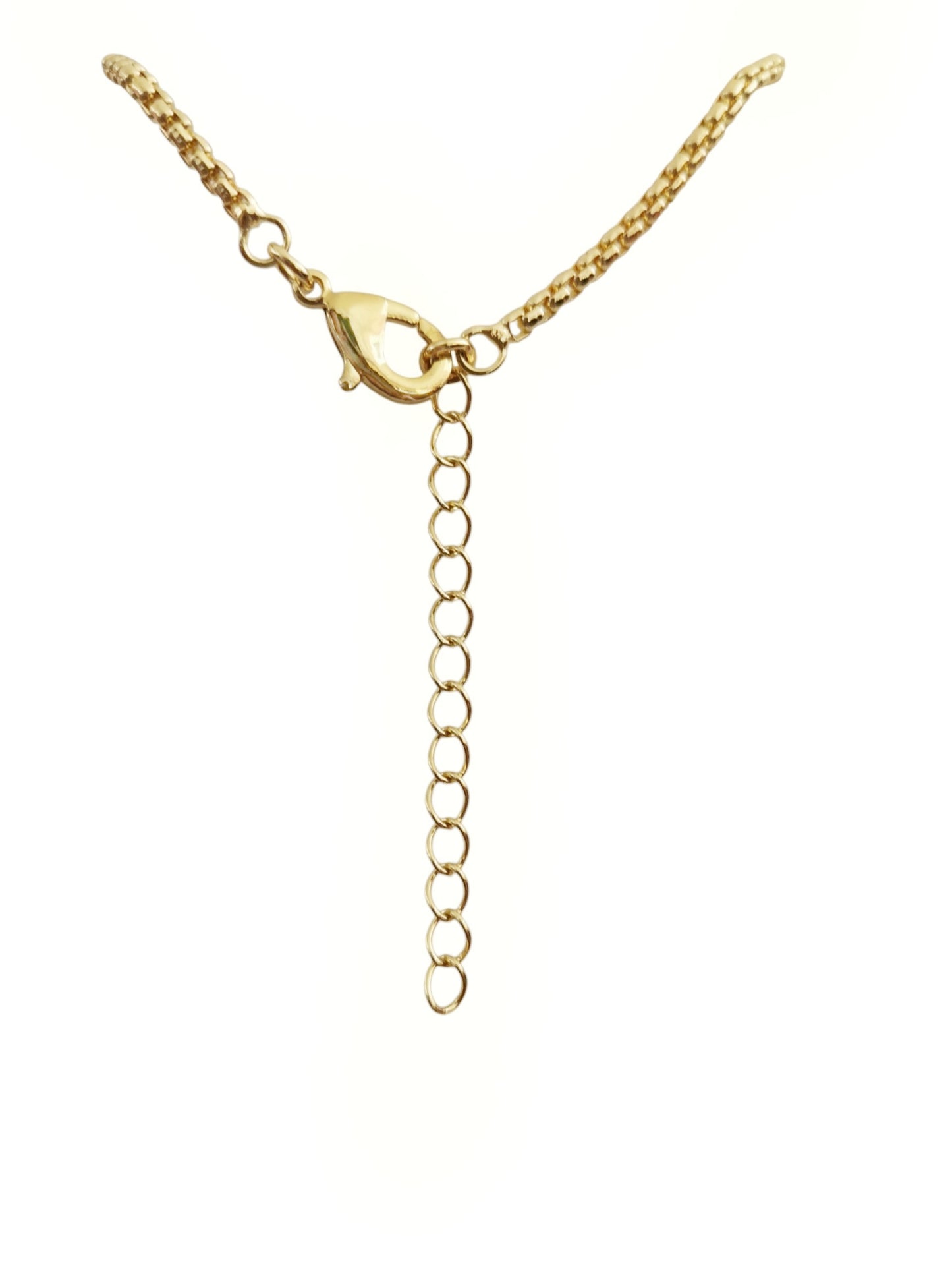 COLLAR MEDALLA PERLA (CADENA ESLABON CUADRO)