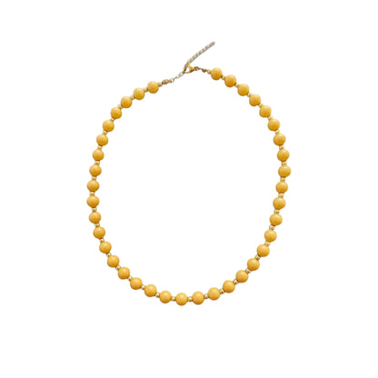 COLLAR BOLITAS CHICAS AMARILLAS