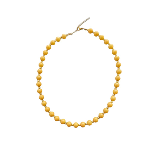 COLLAR BOLITAS CHICAS AMARILLAS