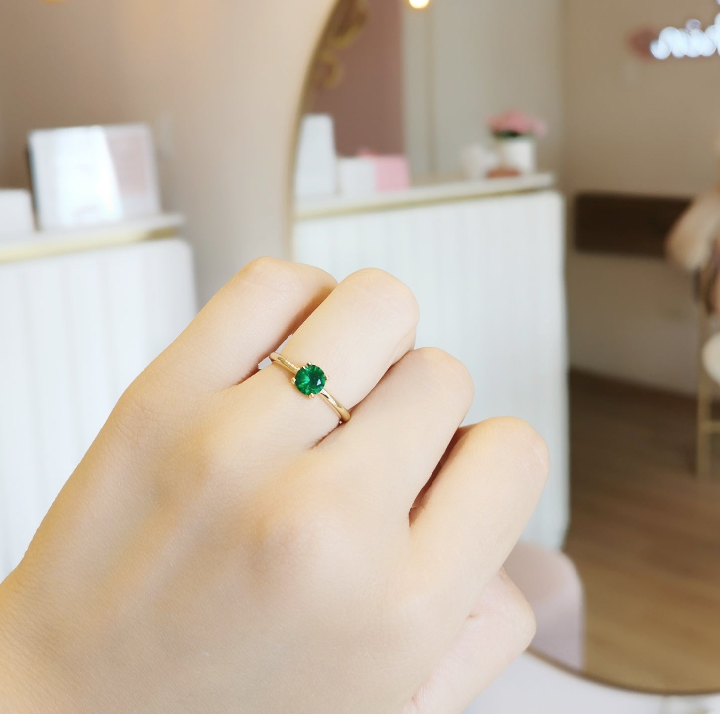 ANILLO PIEDRA VERDE