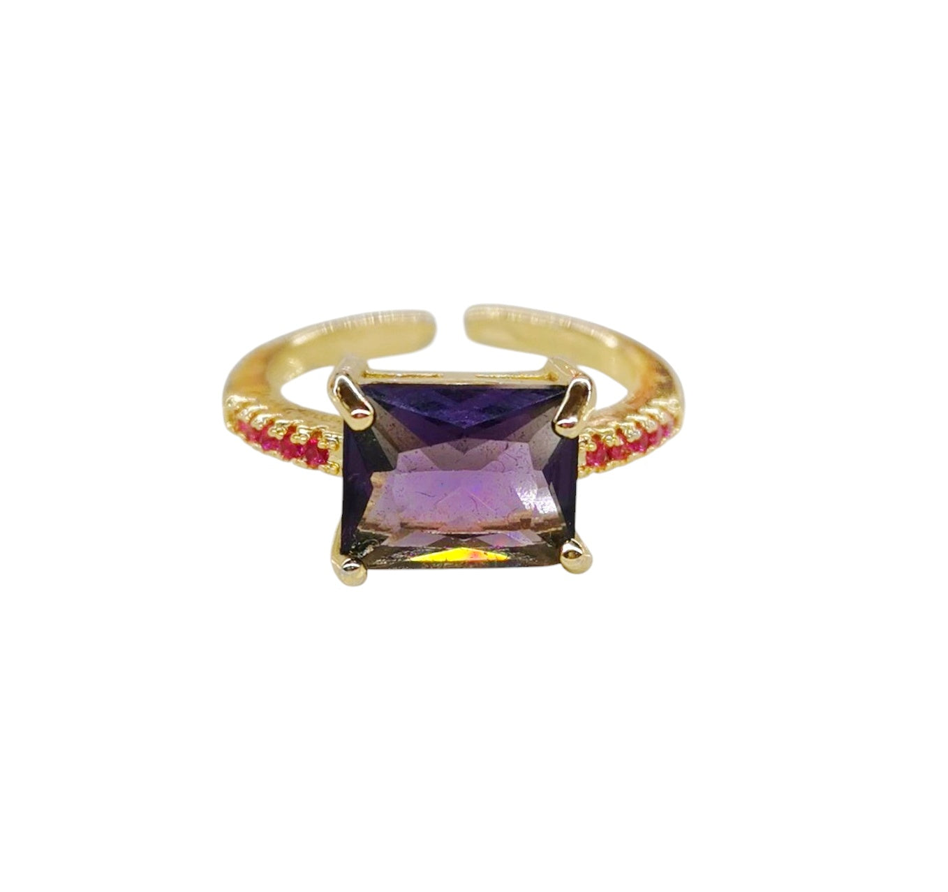 ANILLO PIEDRA MORADA