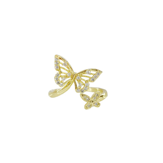 ANILLO DOBLE MARIPOSA