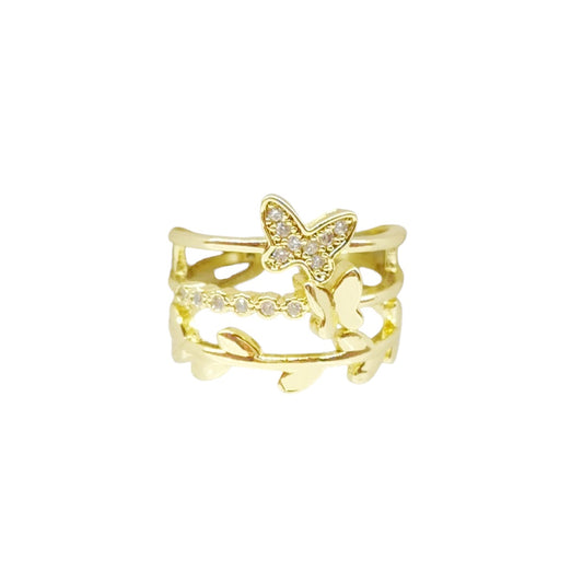ANILLO DOS MARIPOSAS