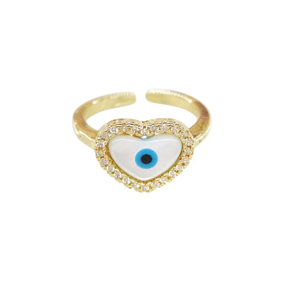 ANILLO OJO TURCO CORAZON