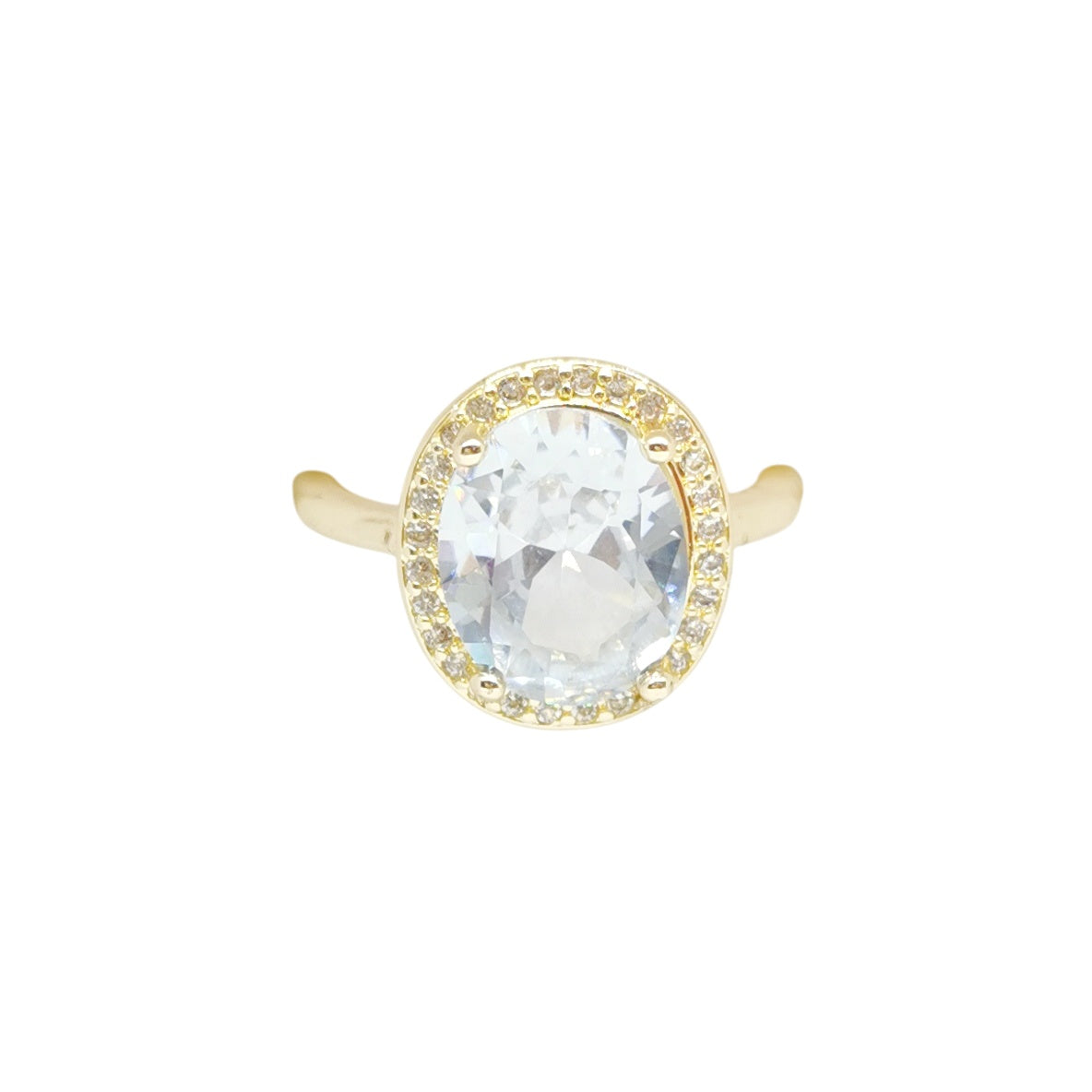 ANILLO PIEDRA BLANCA CHUNKY