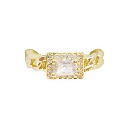 ANILLO CADENA ZIRCONIA