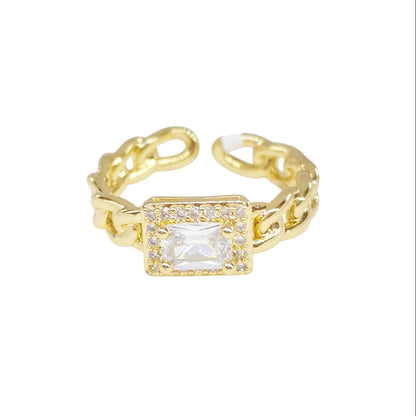 ANILLO CADENA ZIRCONIA